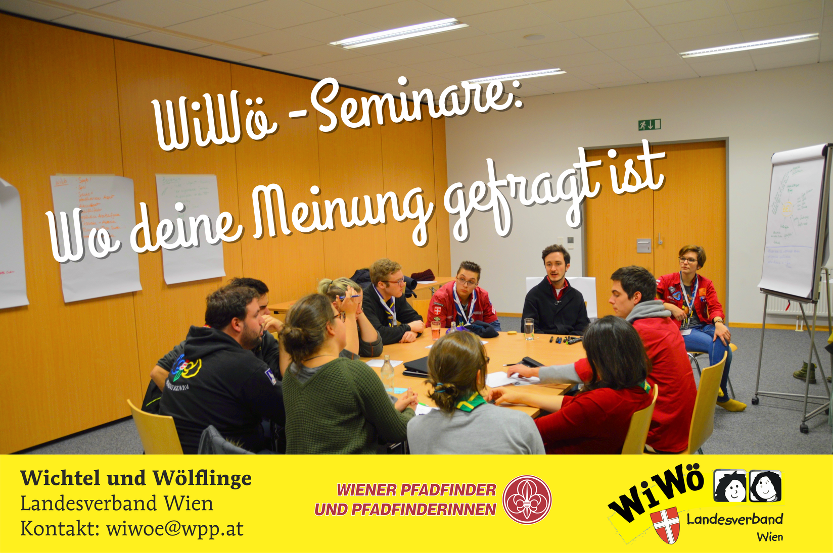 WiWö-Seminare: Wo deine Meinung gefragt ist
